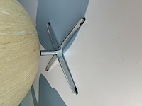 1x egg chair wit licht hout - afbeelding 6 van  7