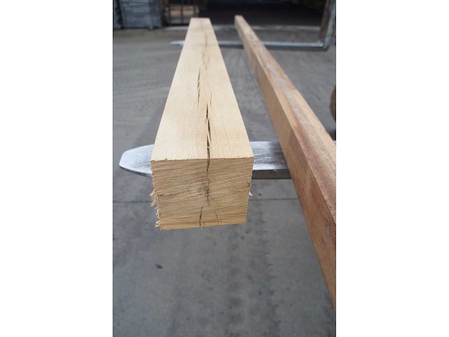 1x eiken balk geschaafd 140x140 - afbeelding 2 van  3