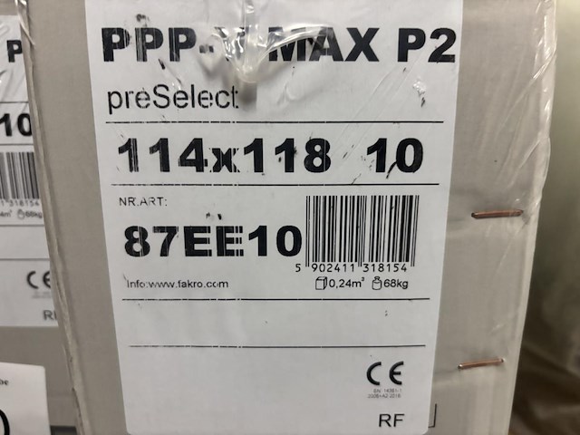 1x fakro ppp-v max p2 114x118 - afbeelding 2 van  2