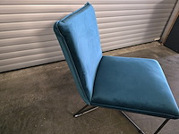1x fauteuil blauw - afbeelding 4 van  6