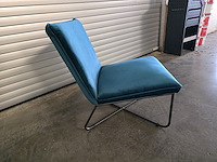 1x fauteuil blauw - afbeelding 5 van  6