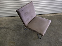 1x fauteuil bruin - afbeelding 2 van  6