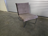 1x fauteuil bruin - afbeelding 5 van  6