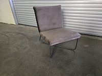 1x fauteuil bruin - afbeelding 5 van  6