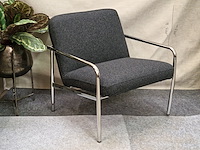 1x fauteuil rosa grey fabrics pr interiors - afbeelding 1 van  2