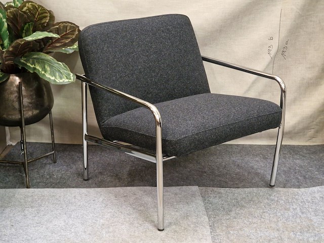 1x fauteuil rosa grey fabrics pr interiors - afbeelding 1 van  2