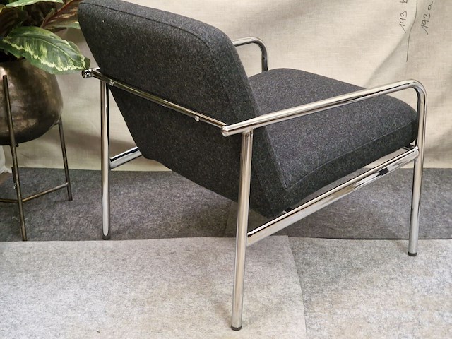 1x fauteuil rosa grey fabrics pr interiors - afbeelding 2 van  2