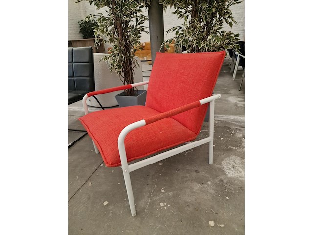 1x fauteuil rosa orange fabrics pr interiors - afbeelding 1 van  2