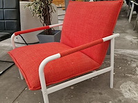 1x fauteuil rosa orange fabrics pr interiors - afbeelding 1 van  2