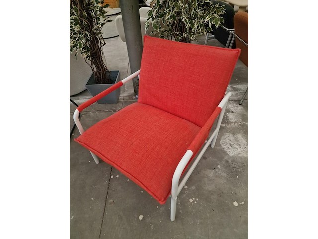 1x fauteuil rosa orange fabrics - afbeelding 3 van  5