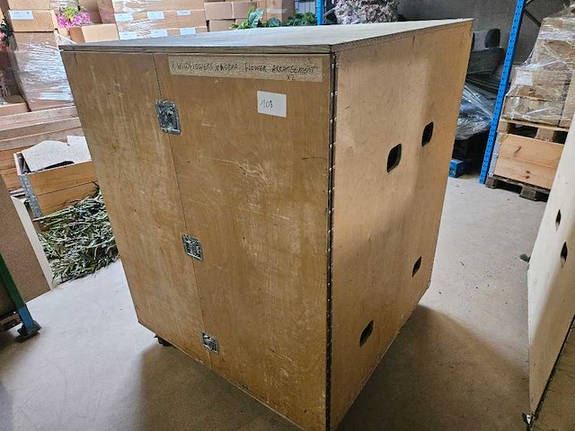 1x flightcase 120x120x170cm berk 18mm - afbeelding 1 van  5