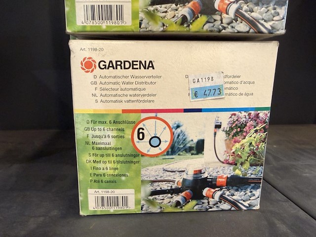 1x gardena automatische waterverdeler - afbeelding 1 van  3