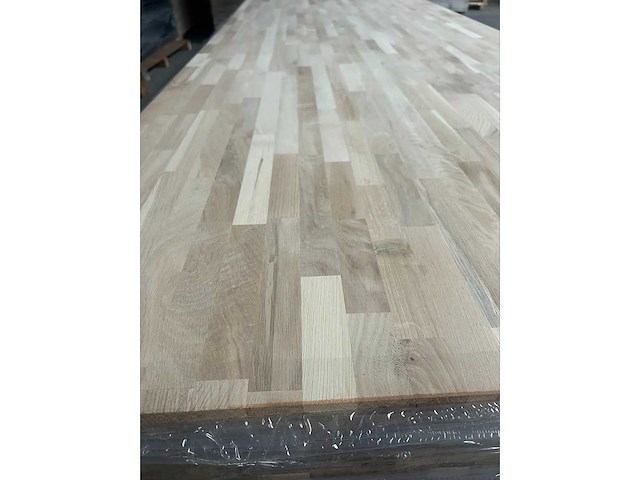 1x gelamelleerd eiken werkblad 18mm - afbeelding 3 van  4