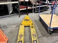 1x gele transpallet lifter, 2000kg - afbeelding 1 van  2