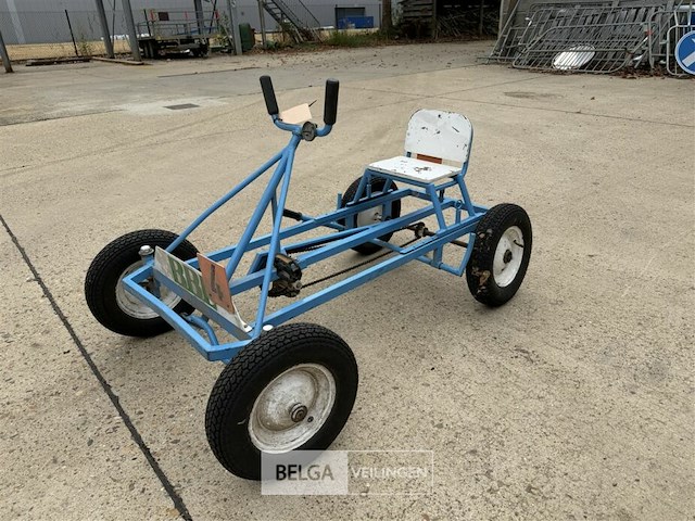 1x go-cart blauw - afbeelding 1 van  3