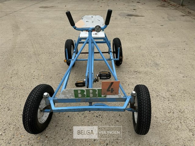 1x go-cart blauw - afbeelding 2 van  3