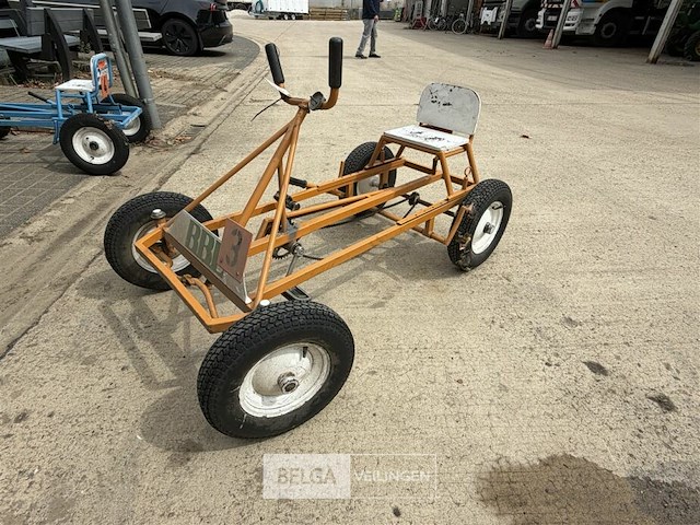 1x go-cart geel - afbeelding 1 van  4