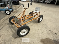 1x go-cart geel - afbeelding 1 van  4