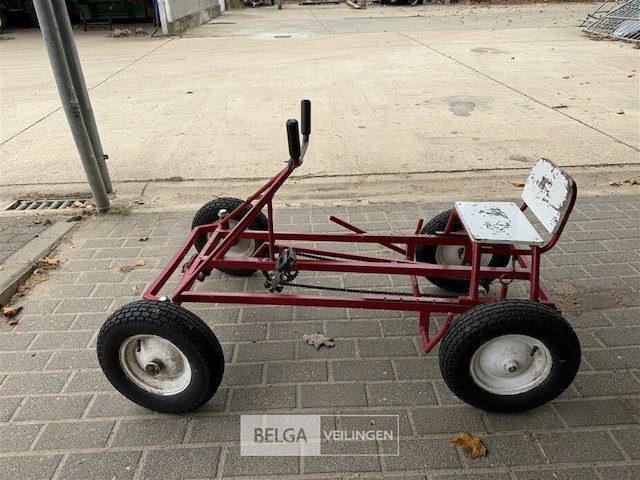 1x go-cart rood - afbeelding 3 van  4