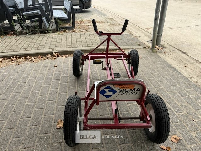 1x go-cart rood - afbeelding 4 van  4