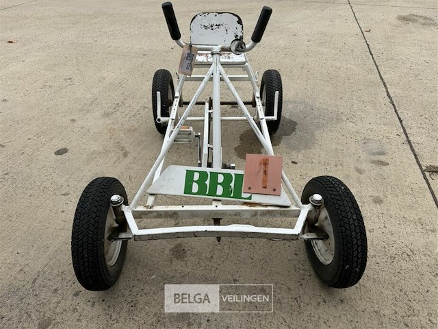1x go-cart wit - afbeelding 2 van  4