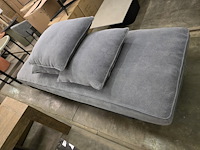 1x groot kussen 230x80x15h grijs en 3 kussens 55x55 - afbeelding 1 van  7