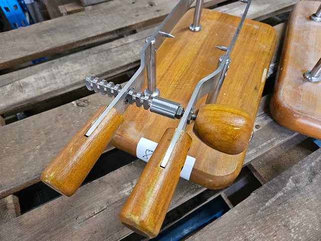1x hamklem inox/hout - afbeelding 2 van  2