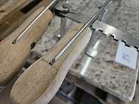 1x hamklem inox/natuursteen - afbeelding 2 van  2