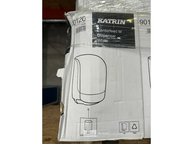 1x handdoekpapierdispenser katrin - afbeelding 1 van  3