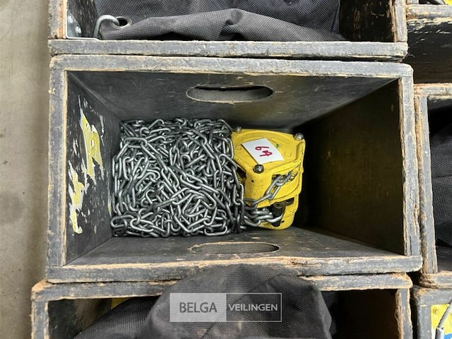 1x handtakel 500kg ±8tot13meter met attest - afbeelding 1 van  5