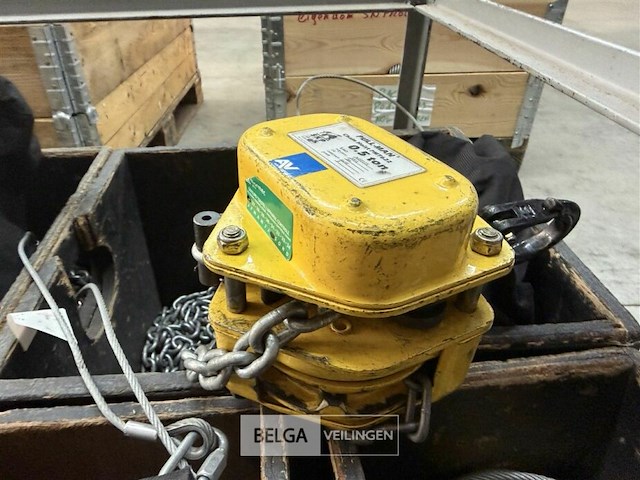 1x handtakel 500kg ±8tot13meter met attest - afbeelding 4 van  5