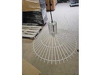 1x hanglamp wit d51cm x 24cm h - afbeelding 1 van  4