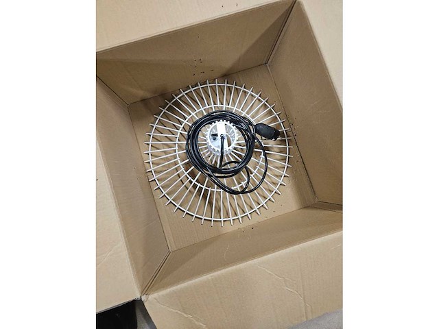 1x hanglamp wit d51cm x 24cm h - afbeelding 3 van  4