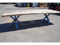 1x hardhouten buitentafel 70mm - afbeelding 1 van  7