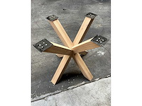 1x houten matrix 80x80 - afbeelding 2 van  2