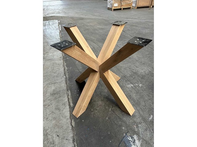 1x houten matrix 80x80 - afbeelding 1 van  2