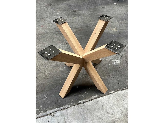 1x houten matrix 80x80 - afbeelding 2 van  2