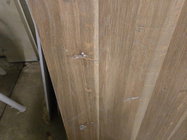 1x houten tafelblad 120x60 massief eik - afbeelding 5 van  6