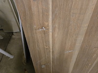 1x houten tafelblad 120x60 massief eik - afbeelding 5 van  6