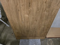 1x houten tafelblad 120x60 massief eik - afbeelding 3 van  3