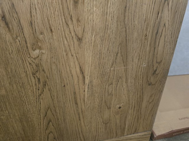 1x houten tafelblad 120x60 massief eik - afbeelding 4 van  5