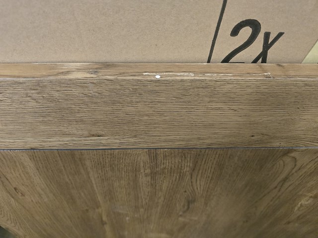 1x houten tafelblad 120x60 massief eik - afbeelding 5 van  5