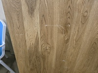 1x houten tafelblad 120x60 massief eik - afbeelding 3 van  5