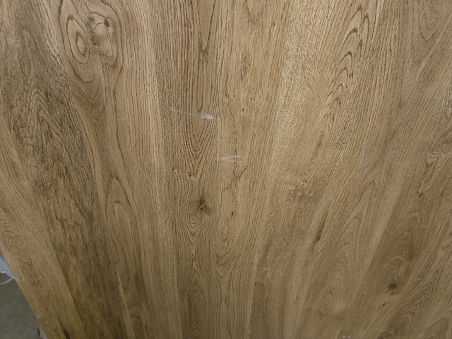 1x houten tafelblad 120x60 massief eik - afbeelding 4 van  5