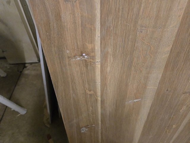 1x houten tafelblad 120x60 massief eik - afbeelding 5 van  6