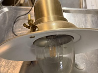 1x industriële hanglamp goud - afbeelding 2 van  2