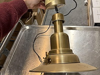 1x industriële hanglamp goud - afbeelding 1 van  2