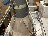 1x industriële hanglamp grijs - afbeelding 1 van  1