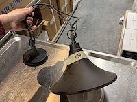 1x industriële hanglamp zwart - afbeelding 1 van  2