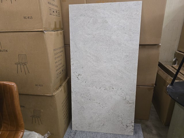 1x keramiek 160x80 tafelblad - afbeelding 1 van  4